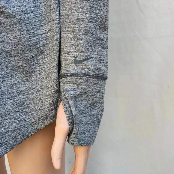 Nike Dri-Fit Women's Draped Open cardigan Size XSmall Gray Long Sleeves Thumb - Picture 7 of 9